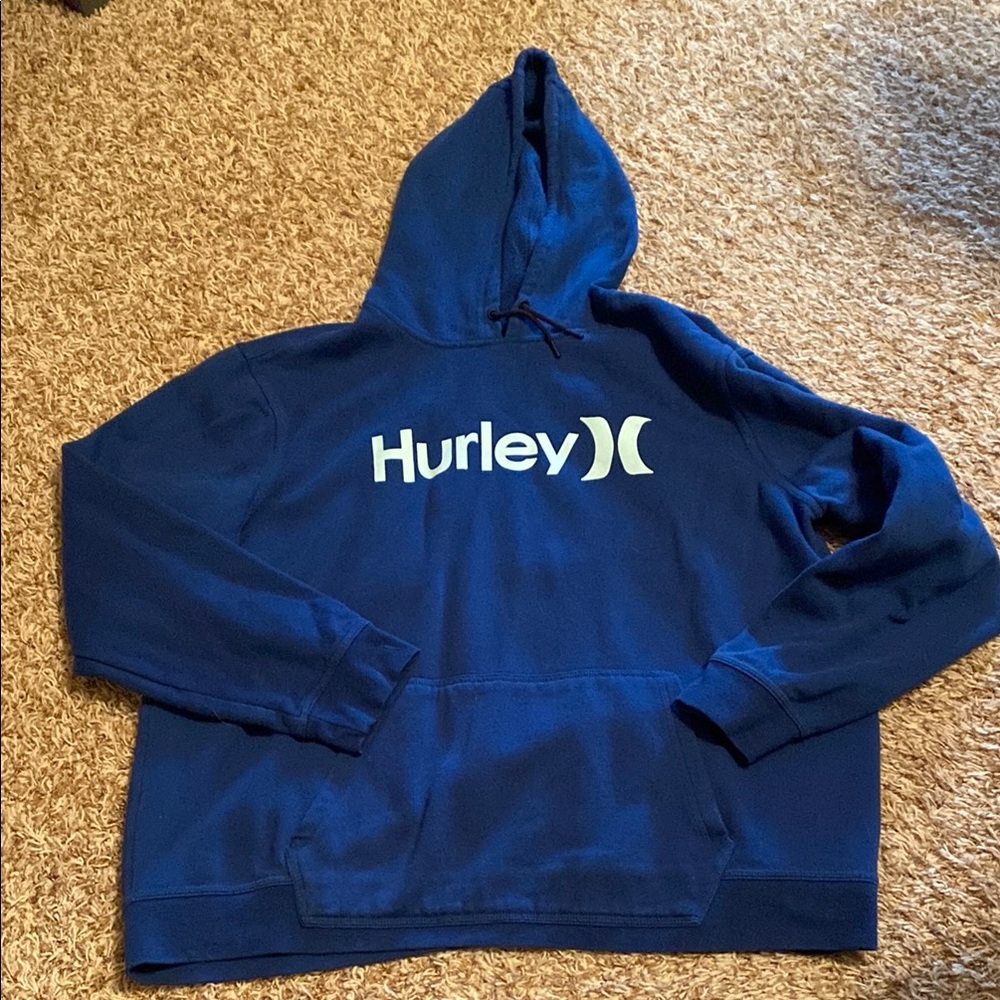 Hurley Blue Sweater with Classic Logo